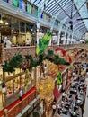 Beautiful interior of QVB, Queen Victoria Building, Sydney. Royalty Free Stock Photo