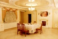 Beautiful interior in restaurant Banquet hall in Chernihiv