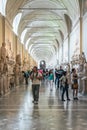 The beautiful interior of Vatican Museum Royalty Free Stock Photo