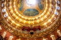 Beautiful interior view of famous Amazon theater in Manaus Brazil