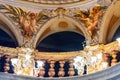 Beautiful interior view of famous Amazon theater in Manaus Brazil