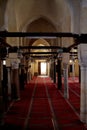 The beautiful interiors of old historic mosque in Rashid town