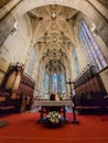 Beautiful interiro of Saint Martin Cathedral in Bratislava,  Slovakia Royalty Free Stock Photo