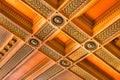 Beautiful and intricate archetecture: ceiling of the historic El Paso County Public Courthouse - Early 1900s