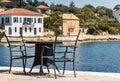 Beautiful Ioniat sea Seascape. Wonderful summer day best place for holiday. Amazing Greece. Fiskardo village and harbor. Kefalonia