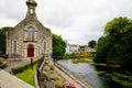 Beautiful Ireland. Donegal, Irish city in Northern island. View on the streets.