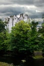 Beautiful Ireland. Donegal, Irish city in Northern island. View on the streets.