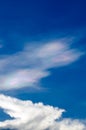 Beautiful iridescent cloud Irisation or rainbow cloud Royalty Free Stock Photo