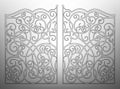 Beautiful iron ornament gates