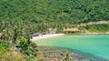 The deep blue ocean view from rocky mountain Royalty Free Stock Photo