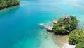 Lagoon on the Blue Ocean Nature Beach in Lagoon Resort GI. Philippines