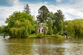 Beautiful view on the lake in Sofiyivsky Park in Uman, Ukraine Royalty Free Stock Photo