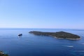 Beautiful Island near Dubrovnik, Croatia