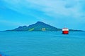 Beautiful island in the Sunda Strait