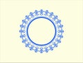 Circular Ornament Vector Art illustration Royalty Free Stock Photo