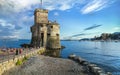 Beautiful italian coastal town Rapalloin Liguria Royalty Free Stock Photo