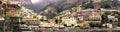 Beautiful Italy Landscape - Positano Village panoramic view Royalty Free Stock Photo