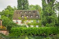 Beautiful ivy and vine covered home in France Royalty Free Stock Photo