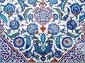 Beautiful Iznik tiles on tomb of Sultan Murad III, Istanbul