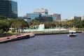 Beautiful Jacksonville, Florida Friendship Fountain and Riverwalk