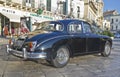 Beautiful jaguar mk2,vintage car Royalty Free Stock Photo