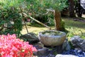 Beautiful Japanese Garden in Portland, Oregon Royalty Free Stock Photo