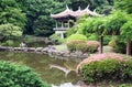 Beautiful japanese park Royalty Free Stock Photo