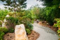 Beautiful japanese stone garden landscape Royalty Free Stock Photo