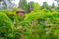 Beautiful Japanese Tea Garden in Golden Gate Park Royalty Free Stock Photo