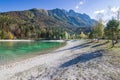 Beautiful Jasna lake at Kranjska Gora in Slovenia