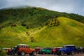 Beautiful Java bromo mountain Savana