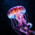 Beautiful jellyfish underwater world
