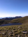 Beautiful Jiaming LakeChiaming Lake in Taitung County, Taiwan. With clean blue sky Royalty Free Stock Photo