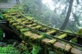 Beautiful Jianqing Jiancing historic trail, the forest railway of Taipingshan in Taiwan Royalty Free Stock Photo