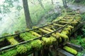 Beautiful Jianqing Jiancing historic trail, the forest railway of Taipingshan in Taiwan Royalty Free Stock Photo