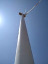 A tall wind mill