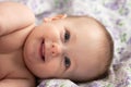 Beautiful joyful child Royalty Free Stock Photo