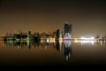 Beautiful Juffair skyline and reflection, Bahrain Royalty Free Stock Photo