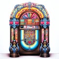 beautiful Jukebox clipart illustration