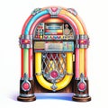 beautiful Jukebox clipart illustration Royalty Free Stock Photo