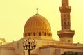 Beautiful Jumeirah Mosque Dubai United Arab Emirates UAE ON 21 JULY 2017 Royalty Free Stock Photo