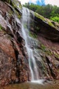Beautiful Kaaterskill Falls on Catskills Mountains Royalty Free Stock Photo
