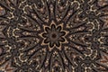 Beautiful kaleidoscopic embroidery texture. Royalty Free Stock Photo
