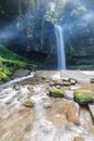 Beautiful Kamikawa Otaki Waterfall Park in Kagoshima, Japan Royalty Free Stock Photo