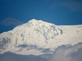 Beautiful kanchanjangha peak coverd with snow real beauty of nature Royalty Free Stock Photo