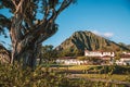 Beautiful Kaneohe district park during sunny day