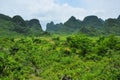 Beautiful karst rural scenery at Guilin, China Royalty Free Stock Photo