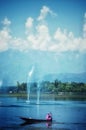 Beautiful Kashmir India vacation dal lake Royalty Free Stock Photo