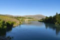 Beautiful Kawarau River through Bannockburn near Cromwell