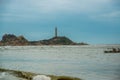 Beautiful Ke Ga beach at Mui Ne, Phan Thiet, Binh Thuan, Vietnam. Mui Ke Ga ( Ke Ga Cape or lighthouse ) is the most favourite des Royalty Free Stock Photo